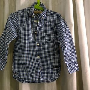HM Long Sleeve Button 100% Cotton Boy Checked New